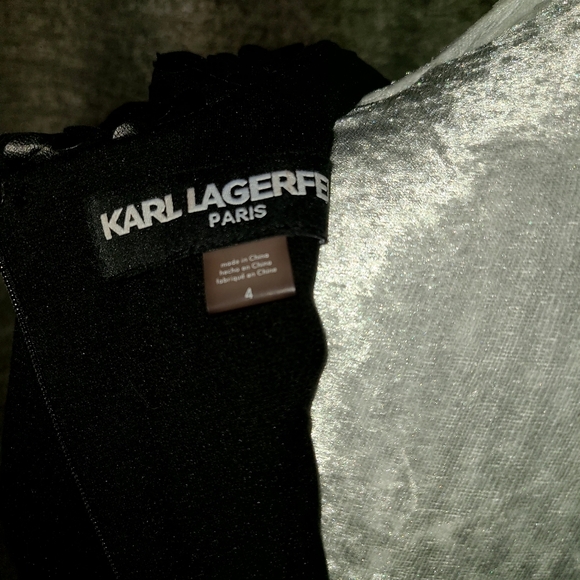 Karl Lagerfeld Black Mini Dress - Picture 8 of 9